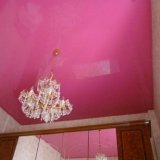 Розовый натяжной потолок - цвет pink